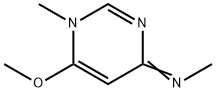 Methanamine, N-(6-methoxy-1-methyl-4(1H)-pyrimidinylidene)- (9CI) Struktur