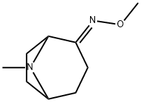 8-Azabicyclo[3.2.1]octan-2-one,8-methyl-,O-methyloxime,(2E)-(9CI) Struktur