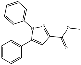 METHYL 1,5-DIPHENYL-1H-PYRAZOLE-3-CARBOXYLATE Struktur