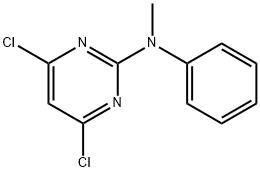 4,6-dichloro-N-Methyl-N-phenylpyriMidin-2-aMine Struktur