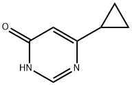 4-Pyrimidinol, 6-cyclopropyl- (7CI,8CI) Struktur