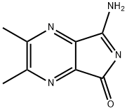 5H-Pyrrolo[3,4-b]pyrazin-5-one,7-amino-2,3-dimethyl-(9CI) Struktur