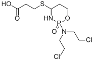 4-S-(Propionic acid)sulfidocyclophosphamide  Struktur