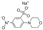 2-Morpholino-5-nitrobenzenesulfonic acid sodium salt Struktur