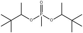 3-(3,3-dimethylbutan-2-yloxy-methyl-phosphoryl)oxy-2,2-dimethyl-butane Struktur