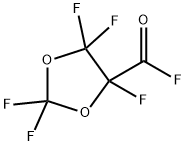 1,3-Dioxolane-4-carbonyl fluoride, 2,2,4,5,5-pentafluoro- (9CI) Struktur