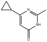 4(1H)-Pyrimidinone, 6-cyclopropyl-2-methyl- (9CI) Struktur