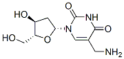 5-(aminomethyl)-2'-deoxyuridine Struktur