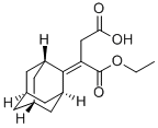 MONOETHYL 2-ADAMANTYLIDENESUCCINATE Struktur