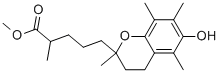 5-(6-HYDROXY-2,5,7,8-TETRAMETHYL-CHROMAN-2-YL)-2-METHYL-PENTANOIC ACID METHYL ESTER Struktur