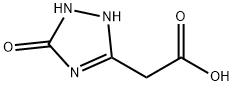 (5-OXO-4,5-DIHYDRO-1H-1,2,4-TRIAZOL-3-YL)ACETIC ACID Struktur