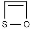 1,2-Oxathiete Struktur