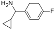 1-cyclopropyl-1-(4-fluorophenyl)methanamine Struktur