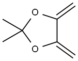 1,3-Dioxolane, 2,2-dimethyl-4,5-bis(methylene)- Struktur