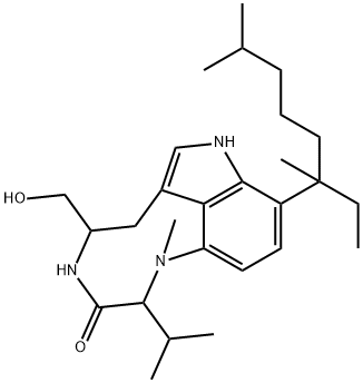 TETRAHYDROLYNGBYATOXINA Struktur