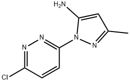 1-(6-chloropyridazin-3-yl)-3-methyl-1H-pyrazol-5-amine Struktur