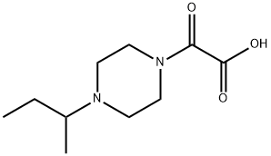 (4-SEC-BUTYL-PIPERAZIN-1-YL)-OXO-ACETIC ACID Struktur