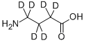 4-AMINOBUTYRIC-2,2,3,3,4,4-D6 ACID Struktur