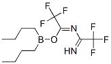 2,2,2-Trifluoro-N-(2,2,2-trifluoro-1-iminoethyl)ethanimidic acid dibutylborinic anhydride Struktur