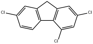 2,4,7-TRICHLOROFLUORENE, 95 Struktur