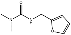 1,1-Dimethyl-3-furfurylurea Struktur