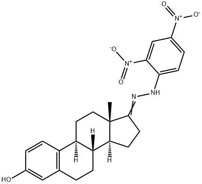 3-Hydroxy-1,3,5(10)-estratrien-17-one 2,4-dinitrophenyl hydrazone Struktur