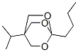 1-butyl-4-isopropyl-2,6,7-trioxabicyclo[2.2.2]octane Struktur