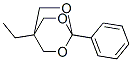 4-ethyl-1-phenyl-2,6,7-trioxabicyclo[2.2.2]octane Struktur