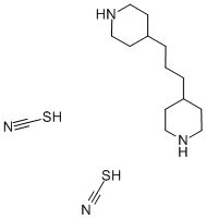 4,4'-TRIMETHYLENEDIPIPERIDINE DITHIOCYANATE, 98 Struktur