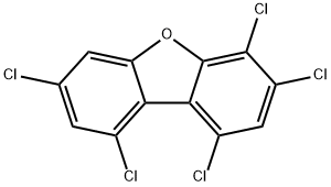 1,3,4,7,9-PENTACHLORODIBENZOFURAN Struktur