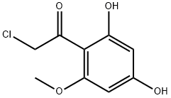 Ethanone, 2-chloro-1-(2,4-dihydroxy-6-methoxyphenyl)- (9CI) Struktur