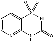 2H-Pyrido(2,3-e)-1,2,4-thiadiazin-3(4H)-one, 1,1-dioxide Struktur