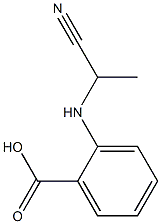 Benzoic acid, 2-[(1-cyanoethyl)amino]-, (-)- (9CI) Struktur