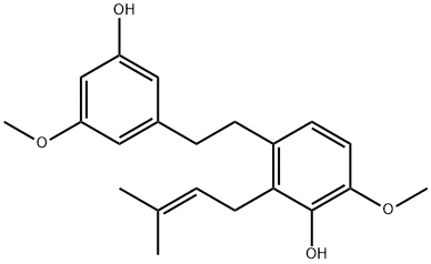 3-[2-(3-Hydroxy-5-methoxyphenyl)ethyl]-6-methoxy-2-(3-methyl-2-butenyl)phenol