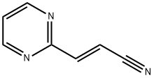 2-Propenenitrile, 3-(2-pyrimidinyl)-, (E)- (9CI) Struktur