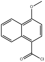 4-methoxy-1-naphthoyl chloride Struktur