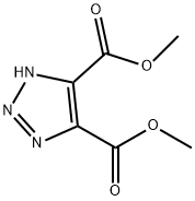 1H-1,2,3-Triazole-4,5-dicarboxylic acid dimethyl ester Struktur