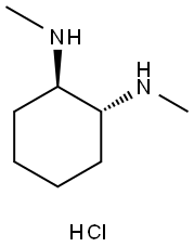 TRANS-(1R,2R)-N,N'-BISMETHYL-1,2-CYCLOHEXANEDIAMINE HCL
 Struktur