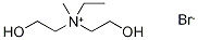 N-Ethyl-2-hydroxy-N-(2-hydroxyethyl)-N-MethylethanaMiniuM BroMide Struktur