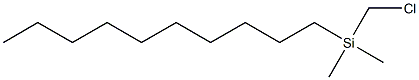 (chloromethyl)decyldimethylsilane Struktur