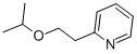 2-(2-ISOPROPOXYETHYL)PYRIDINE, 99 Struktur