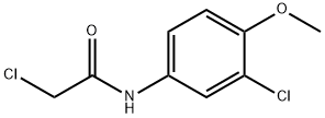 2-CHLORO-N-(3-CHLORO-4-METHOXYPHENYL)ACETAMIDE Struktur