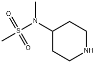 MethanesulfonaMide, N-Methyl-N-4-piperidinyl- Struktur