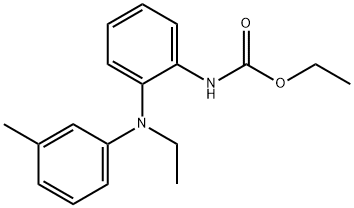 ethyl [2-[ethyl(3-methylphenyl)amino]phenyl]carbamate Struktur