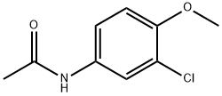 3-Chloro-4-Methoxyacetanilide Struktur