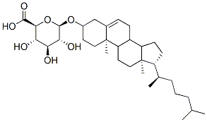 CHOLESTERYL B-D-GLUCURONIDE Struktur