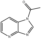 1H-Imidazo[4,5-b]pyridine, 1-acetyl- (9CI) Struktur