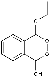 4-ethoxy-1,4-dihydro-2,3-benzodioxin-1-ol Struktur