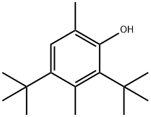 2,4-Bis(1,1-dimethylethyl)-3,6-dimethylphenol Struktur