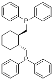 (1R,2R)-(-)-1,2-BIS(DIPHENYLPHOSPHINOMETHYL)CYCLOHEXANE Struktur